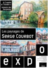  Exposition les paysages de Serge Courbot aux Tanneries Nérac (47).