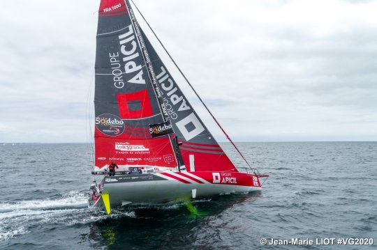 Vendée Globe 2020/2021 :  J+1 : Au grand large du golfe de Gascogne  Jusqu'ici tout va bien