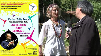 Pierre RABHI à Lodève le 20 mai 2016 à