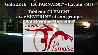 Clément BOULLY salarié du Club de la Tarnaise à Lavaur a présenté son tableau