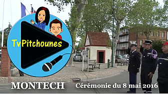 Commémoration du 8-Mai : les jeunes reporters de TvPitchounes présents ce 8 mai 2016 à #Montech #TvLocale_fr