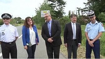 Sécurité Routière #TarnEtGaronne: Pierre Besnard Préfet et Christian Astruc Président du Conseil Régional, du Tarn-et-Garonne en action #TvLocale_fr