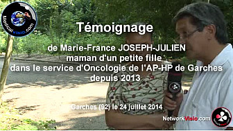 AP-HP de Garches Témoignage de Marie-France maman d'une enfant malade traitée à Garches