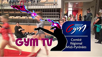 Premi&egrave;re rencontre amicale de l'OCCITANIE CUP Gym 2016: Fr&eacute;d&eacute;ric VENOUIL au micro de Michel Lecomte de TvLocale.fr