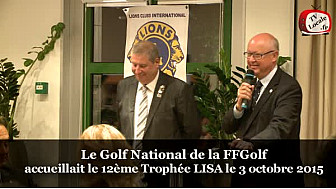 La FFGolf repr&eacute;sent&eacute; par son Pr&eacute;sident Jean-Lou CHARON est un grand partenaire de LISA @ffgolf #TvLocale_fr 