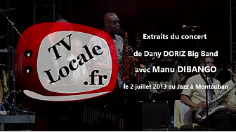 Décès ce 24 mars 2020 de Manu Dibango, ce monstre sacré de l'univers jazz qui était à Montauban en 2013 avec le Dany Doriz Big band #ManuDibango.