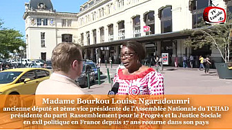 Election Pr&eacute;sidentielle Tchadienne 2016: Bourkou Louise Ngaradoumri exil&eacute;e politique en France depuis 17 ans rejoint son Pays