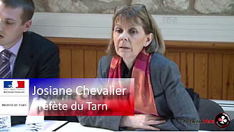 Josiane Chevalier, Pr&eacute;f&egrave;te du Tarn, pr&eacute;sente le bilan s&eacute;curit&eacute; 2013.