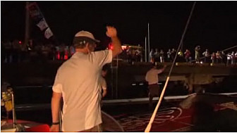 Crêpes Whaou termine 1er des multicoques de cette édition 2009  de la Transat Jacques Vabre