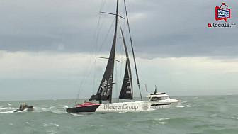 TV Locale Vendée 118éme et dernière journée du Vendée Globe 2024 - il n'est pas été classé (hors délais) Denis Van Weynbergh a bien terminé son Vendée Globe après 117 jours de mer