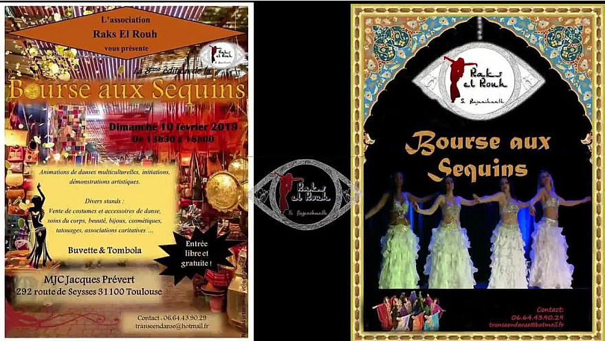La bourse aux sequins #toulouse #occitanie #danseorientale #tvlocale.fr