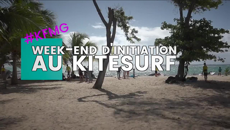 TV Locale Guadeloupe : Weekend d'initiation au kitesurf à Capesterre de Marie-Galante en Guadeloupe. #KFMG